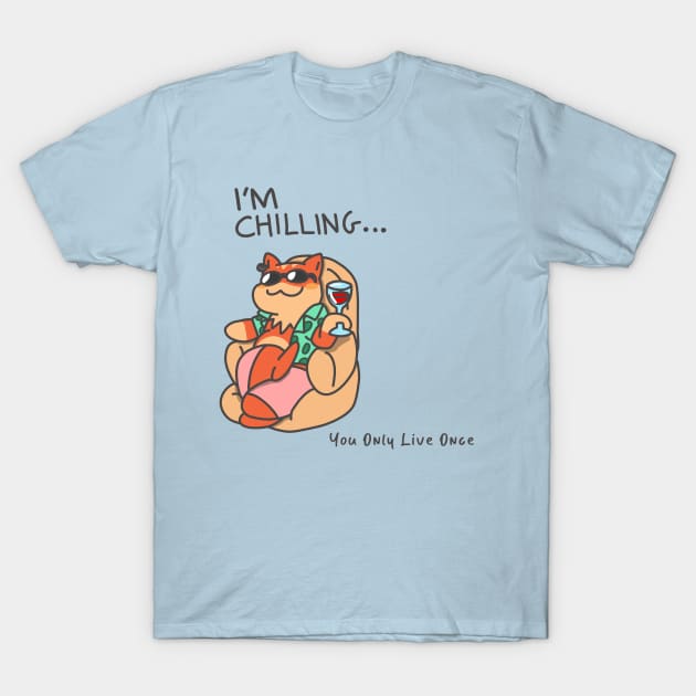 Chilling T-Shirt by Ninjacatz